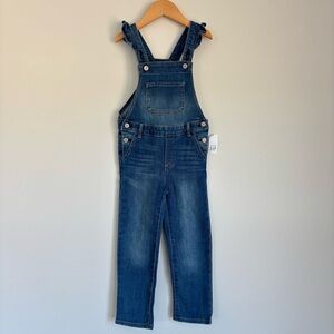 NWT GAP Denim Ruffled Strap Overalls 5